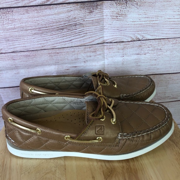 Sperry Top Sider Slip On Diamond Pattern Loafers - Picture 13 of 13